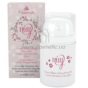 ���� ��� ���� � �������� ������� Bema Cosmetici Naturys Nuy Cream With Botox-Like Effect