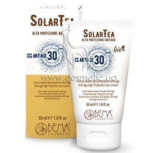 ���� �������������� ��� ���� � ������� ������� ������ Bema Cosmetici Solar Tea Anti-Age Sun Cream SPF 30
