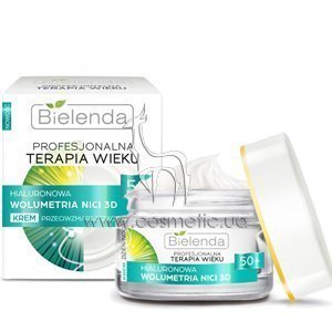 ���� ������ ������ � ������������ �������� Bielenda Anti-Age Hyaluronic Wolumetria Nici 3D Cream 50+