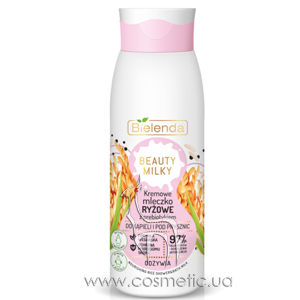 ������� ������� ��� ����� � ���� Bielenda Beauty Milky Nourishing Rice Shower & Bath Milk