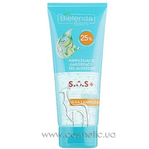 ����������� ������������� ���� ����� ������ � ���� Bielenda Bikini After-Sun Aloe Vera Gel S.O.S.