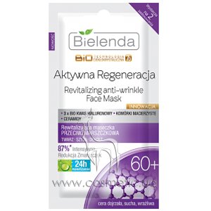 ����������������� ����� ��� ���� ������ ������ 60+ Bielenda Biotechnology 7D Active Regeneration Anti-Wrinkle Revitalizing Face Mask