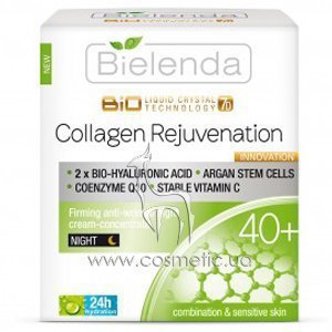 ����������� ������ ����-���������� ������ ������ 40+ Bielenda Biotechnology 7D Collagen Rejuvenation Firming Night Cream