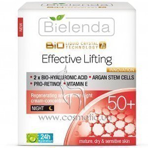 ����������������� ������ ����-���������� ������ ������ 50+ Bielenda Biotechnology 7D Effective Lifting Regenerating Night Cream-Concentrate