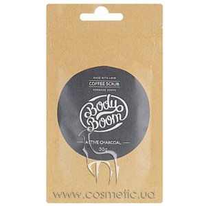 �������� ����� ��� ���� � �������������� ����� Bielenda Body Boom Active Charcoal Coffee Scrub