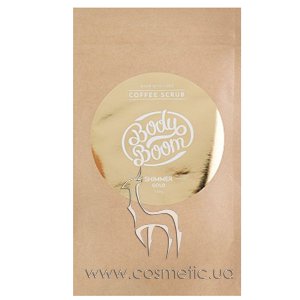 �������� ����� ��� ���� � ������� ������� Bielenda Body Boom Coffe Scrub Shimmer Gold