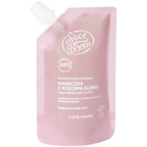 ������������� �����-������ ��� ���� � ������� ������ Bielenda BodyBoom Face Boom Mask With Pink Clay