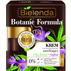 ����������� ���� ��� ���� ������ ������� � ������� Bielenda Botanic Formula Hemp Oil+Saffron Moisturizing Cream