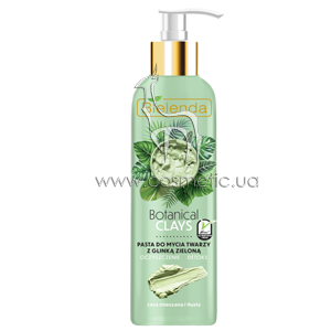 ����� ��� ���� � ������� ������ Bielenda Botanical Clays Vegan Face Wash Paste Green Clay