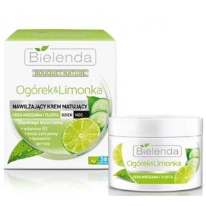 ���� ��� ���� Bielenda Bouquet Nature Cucumber & Lime Moisturizing Mattifying Cream