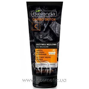 ����������� ��� ���� ����� ����� � �������������� ����� Bielenda Carbo Detox Charcoal Hair Conditioner