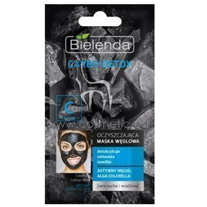 ��������� �������� ����� ��� c���� � �������������� ���� ���� Bielenda Carbo Detox Dry & Sensitive Skin Purifying Charcoal Mask