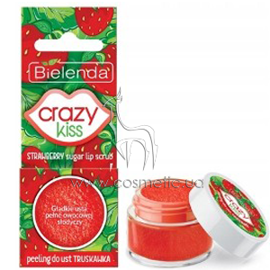 �������� ����� ��� ��� ��������� Bielenda Crazy Kiss Strawberry Sugar Lip Scrub