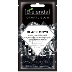 ��������� ������-����� ��� ���� Bielenda Crystal Glow Black Onyx Peel-off Mask