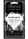 ��������� ������-����� ��� ���� Bielenda Crystal Glow Black Onyx Peel-off Mask small