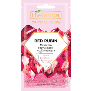 ����������� � ����������� ����� ��� ���� Bielenda Crystal Glow Red Rubin