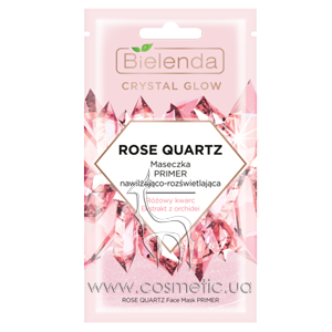 ����������� � ����������� �����-������� ��� ���� Bielenda Crystal Glow Rose Quartz