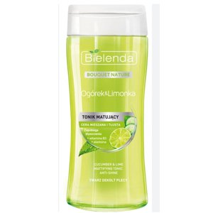 ���������� ����� ��� ���� ������� � ���� Bielenda Cucumber and Lime Matting Tonic