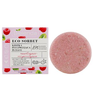 ����������� � ��������� ������ ��� ���� � ���������� ������ Bielenda Eco Sorbet Moisturizing & Cleansing Face Peeling Bar