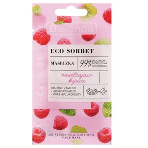 ����� ��� ���� � ���������� ������ Bielenda Eco Sorbet Moisturizing & Soothing Face Mask