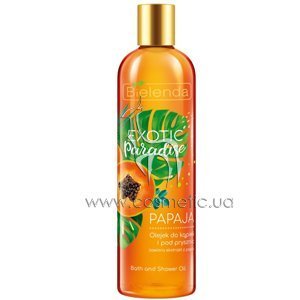 ����� ��� ���� �������� Bielenda Exotic Paradise Bath & Shower Oil Papaja