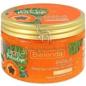 �������� ����� ��� ���� ����������������� �������� Bielenda Exotic Paradise Regenerating Body Scrub Papaja