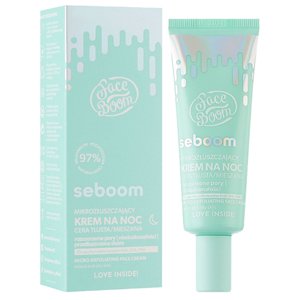 ���� ������������������� ������ Bielenda Face Boom Seboom Micro-Exfoliating Night Face Cream