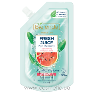 ����������� �������� ������ ���� Bielenda Fresh Juice Detoxifying Face Micellar Water Watermelon