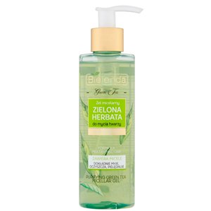 ����������� ���� ��� �������� ���� � ������� ���� Bielenda Green Tea Face Cleansing Micellar Gel
