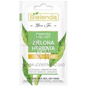 ������-����� ��� ���� � ������ ������� ������ Bielenda Green Tea Peel-Off Mask