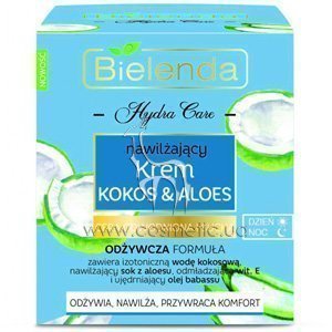 ����������� ���� ��� ����� �� ����� � �������������� ����� ���� Bielenda Hydra Care Coconut & Aloes