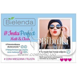 ���������� �������� ��� ���� Bielenda Insta Perfect Matt & Clear Blotting Sheets