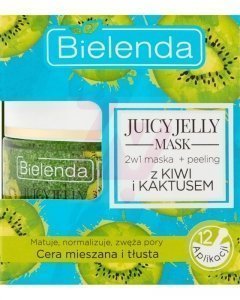 ��������� �����-������ ���� � ������ Bielenda Juicy Jelly Mask Kiwi & Cactus