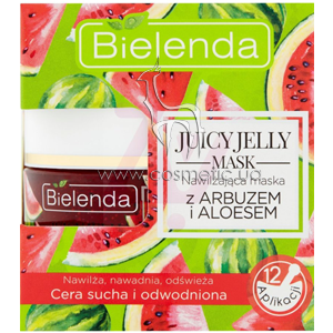 ����������� ����� � ������� � ���� ���� Bielenda Juicy Jelly Mask Watermelon and Aloe