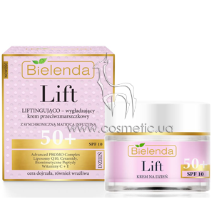 ������� �������������� ����-������� ������ ������ 50+ Bielenda Lift Lifting & Smoothing Anti-Wrinkle Day Cream SPF 10