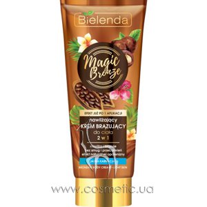����������� ������������ ���� ��� ������� ���� Bielenda Magic Bronze 2in1 Moisturizing Bronze Cream for Light Skin