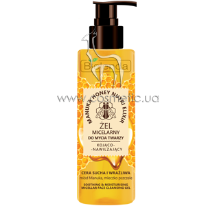 ���������� ����������� ����������� ���� ��� �������� ���� Bielenda Manuka Honey Moisturizing Micellar Gel