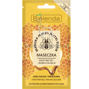 ����������� � ����������� ����� ��� ����� � �������������� ���� Bielenda Manuka Honey Nutri Elixir Mask