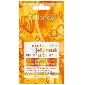 ���������� ������� ����� ��� ������ � ��������������� ���� Bielenda Matt Booster Normalizing & Matting Jelly Mask