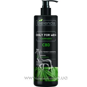 ��������� ���� ��� ���� Bielenda Only For Men Cleansing Gel With Cannabidiol