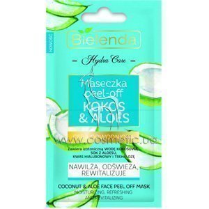 ����� ��� ����� � ������������ ���� Bielenda Peel off Mask Coconut And Aloe Vera Dry Dehydrated Skin