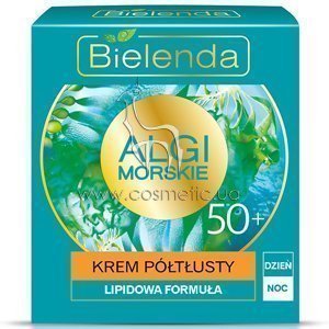 ���������� ����������� ���� ��� ���� 50+ Bielenda Sea Algae Semi-Rich Day & Night Cream 50+