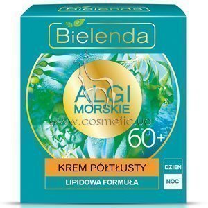 ���������� ����������� ���� ��� ���� 60+ Bielenda Sea Algae Semi-Rich Day & Night Cream 60+