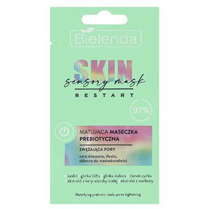 ���������� ����� ��� ���� � ������������, �������� ���� Bielenda Skin Restart Sensory Mattifying Prebiotic Mask