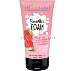 ����� ����������� ��� �������� ���������+����� Bielenda Smoothie Watermelon and Strawberry Foam