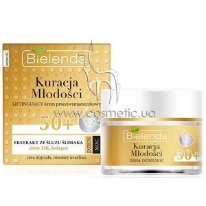 ������� ���� ���� �� ������ � ���������� ������ � 24� ������� Bielenda Treatment of Youth Moisturizing Anti-Wrinkle Cream 50+