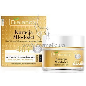 ����������� ���� �� ������ � ���������� ������ � 24� ������� Bielenda Treatment of Youth Moisturizing Anti-Wrinkle Day Cream 40+