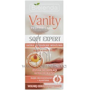 ����������� ���� � �������� ��� ��������� ���� Bielenda Vanity Soft Expert Ultra Fine Set for Face Depilation