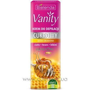 �������� ���� ��� ��������� ����, ���� � ���� ������ Bielenda Vanity Sugar Hair Removal Cream for Delicate Skin