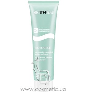 ��������� ���� � ���������� �������� Biotherm Biosource Hydra-Mineral Cleanser Toning Mousse